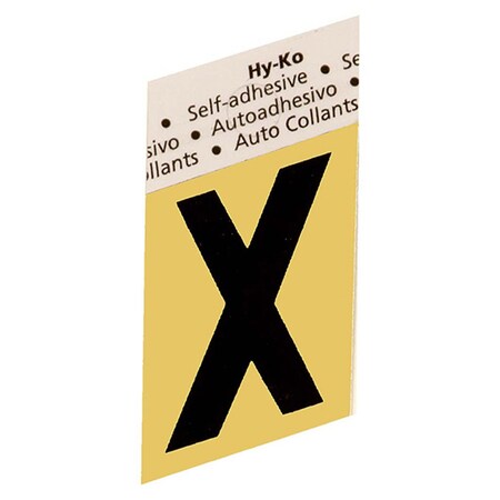Hy-Ko 1.5 In Gold Aluminum Letter Y, 10PK B00280